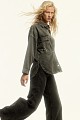Denim overshirt με τρουκς