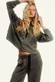 Embroidered shirt with hoodie