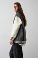 Jacket with rhinestones