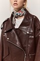 Chaqueta oversize efecto piel