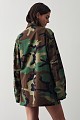 Vintage military jacket with rhinestones
