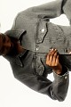 Tailored-waist denim jacket