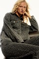 Leopard denim τζάκετ