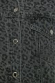 Leopard denim τζάκετ