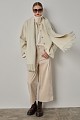 Shorline coat with scarf