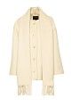 Shorline coat with scarf