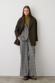 Shortline herringbone coat