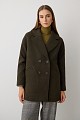 Shortline herringbone coat