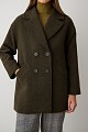 Shortline herringbone coat