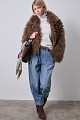 Chaqueta efecto pelo