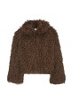 Chaqueta efecto pelo