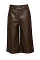 Leather look bermuda