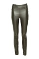 Leather look leggings with pockets