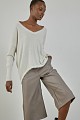 Sweater with V neckline