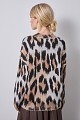 Animal print πουλόβερ