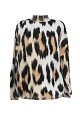 Animal print πουλόβερ