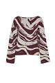 Printed pullover
