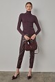 Turtleneck sweater with lurex