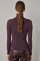 Turtleneck sweater with lurex