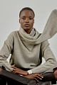 Sweater with scarf