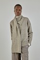 Sweater with scarf