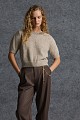 Shortleeve pullover with rhinestones