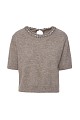 Shortleeve pullover with rhinestones