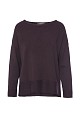 Sweater with smile neckline