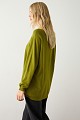 Sweater with straight neckline