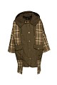 Plaid cape