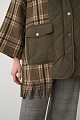 Plaid cape