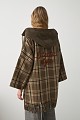 Plaid cape