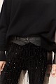 Wide belt with strap