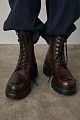 Lace up combat boots