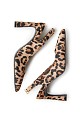 Pony skin slingback pumps