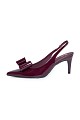 Slingback heels with bow