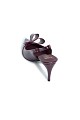 Slingback heels with bow