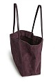 Suede shoulder bag
