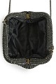 Purse with rhinestones and chain