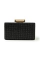 Clutch with rhinestones