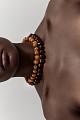 Double necklace with beads