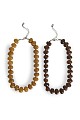 Double necklace with beads
