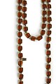 Hanging necklace with glass stones