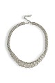 Metallic necklace in chain style
