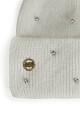 Knitted beanie with rhinestones