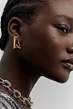 Earrings in geometric shape