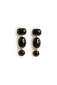 Hanging earrings with geometrical shapes
