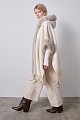 Faux fur cape