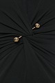 Maxi strapless dress with knot - Gold label
