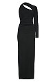 Maxi dress with one sleeve - Gold label